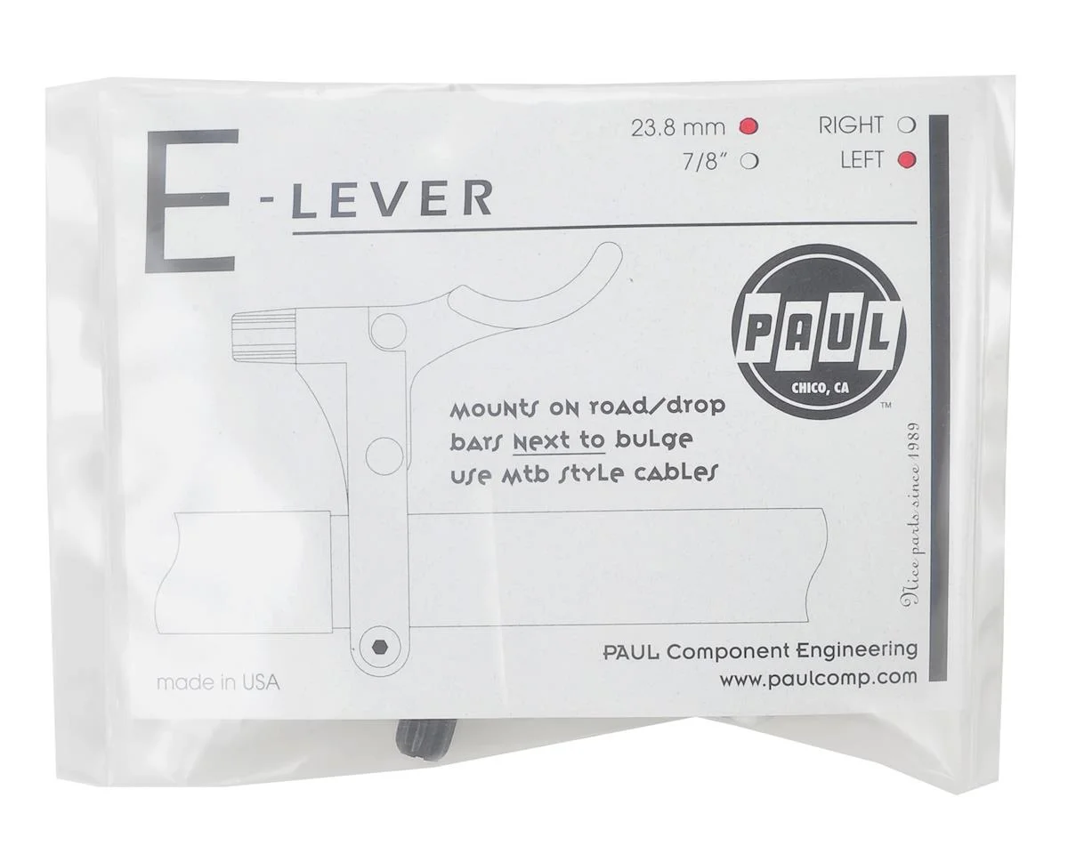 Paul Components E-Lever (Silver) (Left) (23.8mm) - view 2